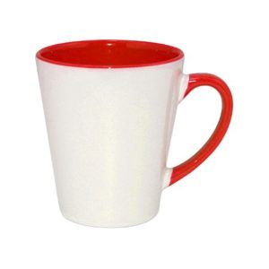 TAZAS LATTE ROJAS 12oz PARA SUBLIMACION