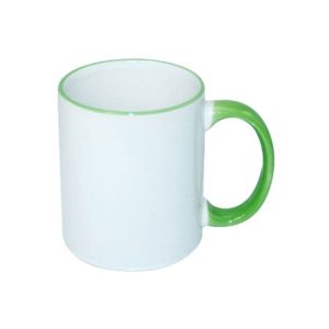 Taza Borde Verde